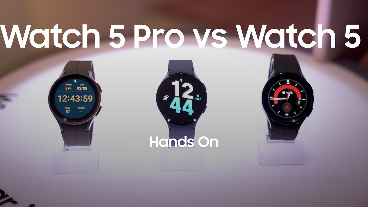 Galaxy Watch 5 vs Watch 5 Pro