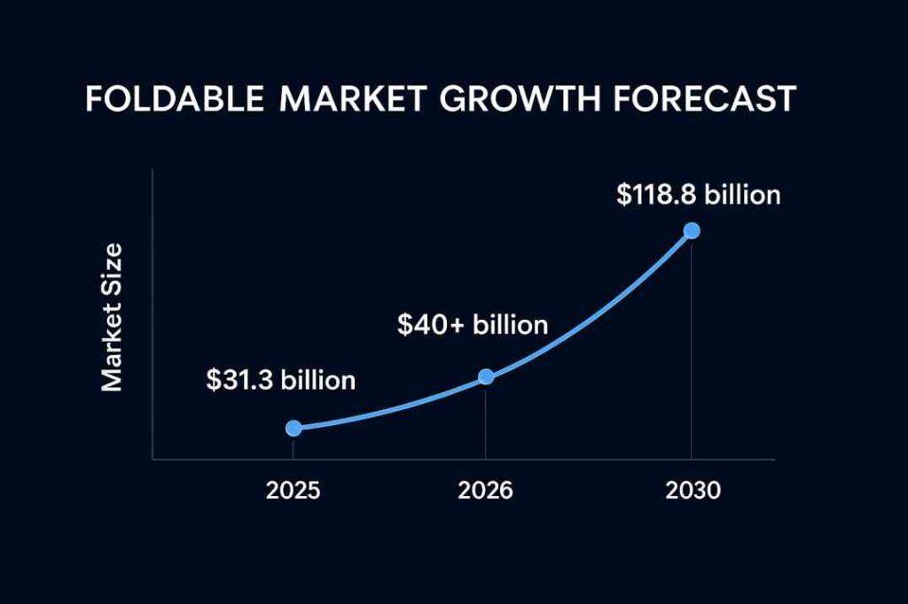 Foldable Market Growth Forecast after iphone fold